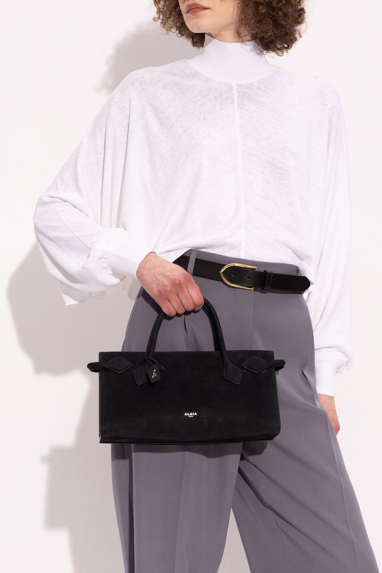 ALAIA サイズ36 Alaïa | Garance 36 black leather tote bag | Savannahs